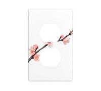 Plaque Murale Décorative Douille AKGFFDS Forte Fleurs de Pruniers Impression Décoration de Maison Flexible et Élastique pour Cuisine Salon Chambre