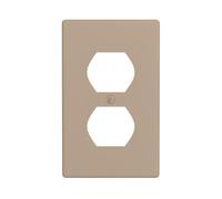 Plaque murale décorative duplex de couleur unie marron clair, matériau PC, adaptée pour les zones résidentielles et commerciales