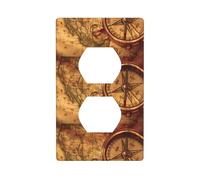 Plaque murale décorative Duplex - Loi de la boussole - Décoration murale flexible pour salon, chambre à coucher, salle de bain