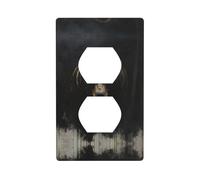 Plaque murale décorative duplex pour prise électrique - Plaque d'interrupteur pour décoration d'intérieur - 11,4 x 7 cm - Imprimé ours majestueux