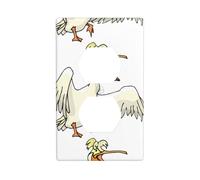 Plaque murale décorative Duplex - YUGTAEE - Impression pélican drôle - Décoration murale flexible pour salon, chambre à coucher, salle de bain