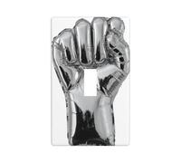 Plaque murale décorative en forme de ballon humain argenté pour cuisine, ferme, chambre à coucher, salle de bain