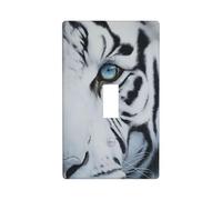 Plaque murale décorative en œil de tigre blanc pour cuisine, ferme, chambre à coucher, salle de bain