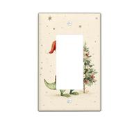 Plaque murale décorative en plastique vert pour interrupteur à bascule - Motif dinosaure - Pour chambre à coucher, salle de bain, cuisine, salle de bain