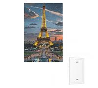 Plaque murale décorative Paris Eiffel - Plaque murale décorative - 1 interrupteur à bascule - Pour chambre à coucher, cuisine, salon