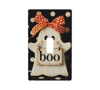 Plaque murale décorative simple en bois blanc avec nœud en ruban à pois pour cuisine, ferme, chambre à coucher, salle de bain