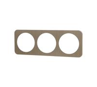 Plaque murale en aluminium allemand/français à 3 clés, élégante finition dorée, idéale pour les espaces modernes. Apporte une touche de distinction et de sophistication à votre maison ou bureau.