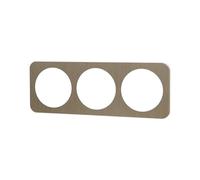 Plaque murale en aluminium allemande/française à 3 clés avec finition dorée élégante, parfaite pour apporter une touche de distinction et de modernité dans votre maison ou votre bureau.
