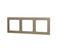 Plaque murale en aluminium de haute qualité avec design allemand/français et 3 clés dans une élégante finition dorée, apporte une touche sophistiquée, durable et esthétique.