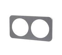 Plaque murale en aluminium de qualité supérieure dans une élégante couleur argentée. Conçue pour 2 clés, combine style et fonctionnalité en un seul produit.