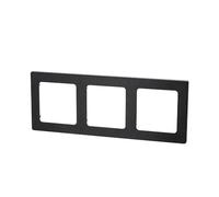 Plaque murale en aluminium de qualité supérieure, design allemand/français, avec trois clés dans une élégante couleur noire, idéale pour ceux qui apprécient l'esthétique et la fonctionnalité dans les