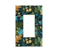 Plaque murale en gouache en chêne pour interrupteur mural à bascule simple 1 gang décoratif pour la maison, la cuisine, la salle de bain