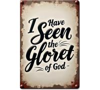 Plaque murale en métal avec inscription « I Have Seen The Good Stuff of God » - Style rétro - Cadeau pour cafés, bars, clubs, bureaux, magasins, cours, garages, 30,5 x 20,3 cm