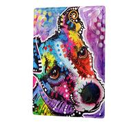 Plaque murale en métal Posterdog Jack Russell Terrier 20,3 x 30,5 cm