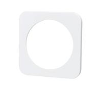 Plaque murale en plastique, 1 lanche, idéale pour les interrupteurs électriques dans les installations domestiques et commerciales.