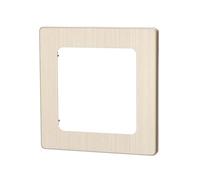 Plaque murale en plastique 1 orée L82 x 82 x H8 mm