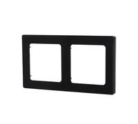 Plaque murale en plastique noir avec 2 clés - Design allemand et français - Parfaite pour une installation moderne et élégante dans n'importe quelle pièce - Qualité et style combinés.