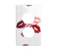 Plaque murale en polycarbonate thermoplastique, taille standard 1 bande, présentoir à rouge à lèvres duplex.