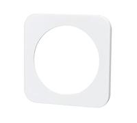 Plaque murale encastrée en verre blanc, avec un seul interrupteur, idéale pour apporter une touche élégante et moderne à vos pièces, alliant fonctionnalité et style en une seule solution.