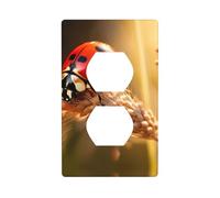 Plaque murale imprimée coccinelle pour salle de bain ou cuisine