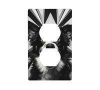 Plaque murale imprimée pied-de-poule pour salle de bain ou cuisine