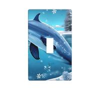 Plaque murale imprimée Winter The Dolphin, couverture décorative en polycarbonate pour la maison et le bureau