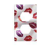 Plaque murale MSRHIUEF The Beauty of Lipstick Marks en polycarbonate durable, résistant à la chaleur et à la décoloration, facile à nettoyer, taille standard 11,4 x 7 cm