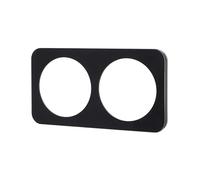 Plaque murale noire en verre au design allemand/français avec 2 clés. Idéale pour ajouter une touche élégante et moderne à votre maison avec fonctionnalité et style en un seul produit.