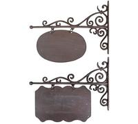 Plaque murale ou ovale, grand, porte-nom rectangulaire 1, assorties, env. 45 cm x 3 cm x 39 cm