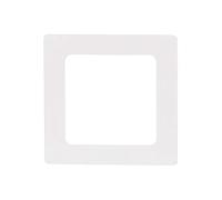 Plaque murale - Plaque en plastique avec 1 clé, design blanc, idéale pour les installations électriques modernes et décoratives. *
