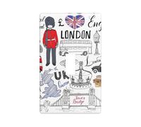 Plaque murale pour interrupteur avec inscription « I Love London » - Taille standard - 11,4 x 7 cm
