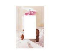 Plaque murale pour interrupteur de lecture de journaux sur le lit - Plaque murale à bascule simple - Décoration pour la maison, la cuisine, la salle de bain