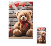 Plaque murale pour interrupteur - Motif ours mignon - Cadeau de Saint-Valentin - 1 interrupteur - Couvercle décoratif pour prise électrique - Plaque frontale pour salle de bain et cuisine - 12,7 x 7,6