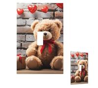 Plaque murale pour interrupteur - Motif ours mignon - Cadeau de Saint-Valentin - 1 interrupteur - Couvercle décoratif pour prise électrique - Plaque frontale pour salle de bain et cuisine - 12,7 x 7,6