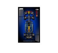 Plaque murale pour voiture LEGO Technic 42206 Red Bull RB20 F1, compatible avec Le/Go Car Display, idées cadeaux pour les amateurs de support mural de véhicule Lego, plaque murale uniquement