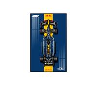 Plaque murale pour voiture LEGO Technic 42206 Red Bull RB20 F1, compatible avec Le/Go Car Display, idées cadeaux pour les amateurs de support mural de véhicule Lego, plaque murale uniquement