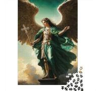 Plaque Murale Rétro 38x26cm/1000pcs avec Archangel Raphael pour Le Pub Ou Le Café, pour Le Garage, L’Atelier Et La Salle De Jeux