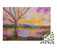Plaque Murale Rétro 38x26cm/1000pcs avec Purple Evening pour L’Atelier, pour Aménager L’Atelier, Le Garage Et L’Espace Bricolage