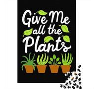 Plaque Murale Rétro 52x38cm/1000pcs avec Give Me All The Plants pour L’Atelier, pour Aménager L’Atelier, Le Garage Et L’Espace Bricolage