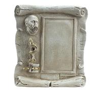 Plaque murale Serment d'Hippocrate - Hommage aux médecins et médecins - Plâtre dur grec fait à la main - Décoration d'éthique médicale - Hippocrate de Kos