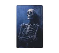 Plaque murale simple avec bras croisés - Plaque murale vierge - 1 bande décorative pour cuisine, salle de bain - Dimensions : 11,4 x 7 cm