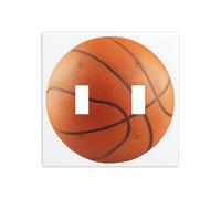 Plaque murale simple de basket-ball sur plaque murale blanche - 11,4 x 11,4 cm