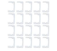 Plaque murale Spacer Metle Sortlet Spaceur Flush Fit Ajustement plaque de nivellement pour le bureau à domicile Réparation de sortie de boîte de la boîte 20 PCS 4.2x2.2 pouce