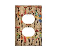 Plaque murale traditionnelle pour interrupteur duplex - 1 interrupteur - Plaque décorative pour prise électrique - Pour ferme, salle de bain, décoration d'intérieur