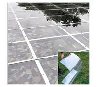 Plaque Murale Transparente Toiture Panneau Isolant Lumière Jour Tôle de Revêtement Toiture pour Serres, Jardins, Remplacement Panneaux(1.2x3m/3.94x9.84ft)