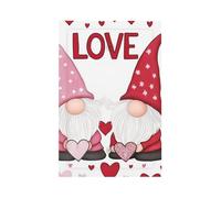 Plaque murale vierge 1 gang - Plaque décorative - Pour Saint-Valentin, gnomes, couples, cœurs d'amour - Pour chambre à coucher, salon