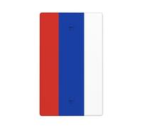 Plaque murale vierge avec drapeau de la Russie - Pour cuisine, salle de bain - Dimensions : 11,4 x 7 cm