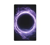 Plaque murale vierge circulaire d'ondes sonores rayonnantes - 1 interrupteur décoratif pour cuisine, salle de bain - Dimensions : 11,4 x 7 cm