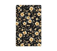 Plaque murale vierge pour interrupteur à bascule Motif floral Petite fleur 1 gang pour cuisine salle de bain Taille 11,4 x 7 cm