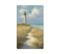 Plaque murale vierge pour interrupteur décoratif en forme de phare côtier 1 interrupteur pour cuisine, salle de bain, taille 11,4 x 7 cm
